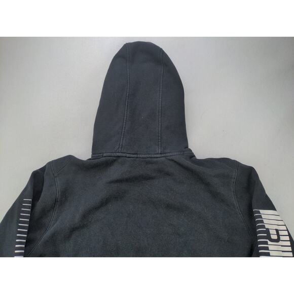 Mens Under Armour Cold Gear Threadborne Hoodie Size L Sleeve Spell Out Black - Picture 5 of 10